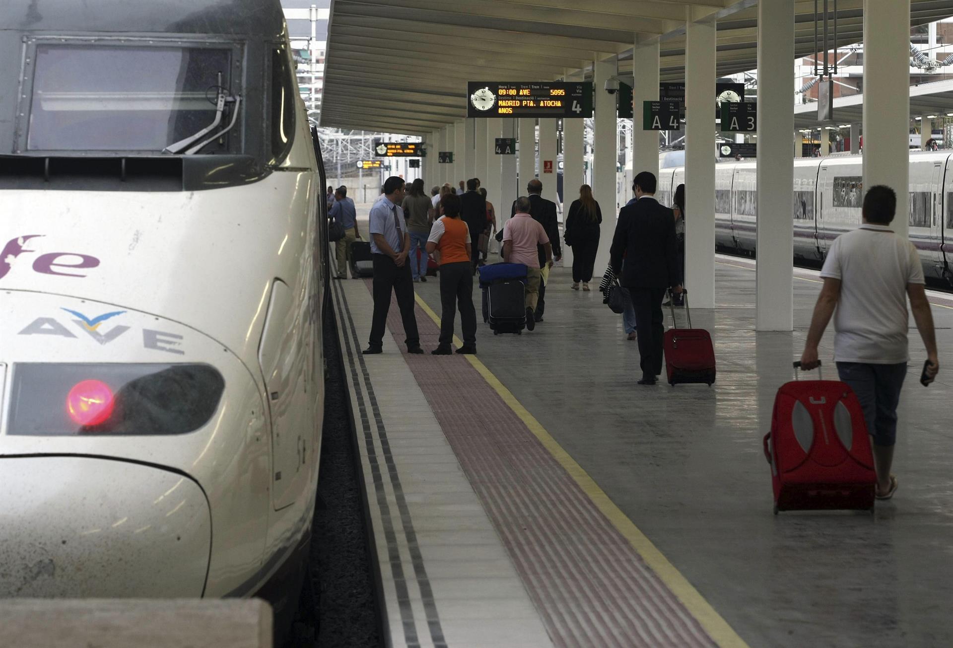 Celtic fans thrown off high speed train heading for Madrid