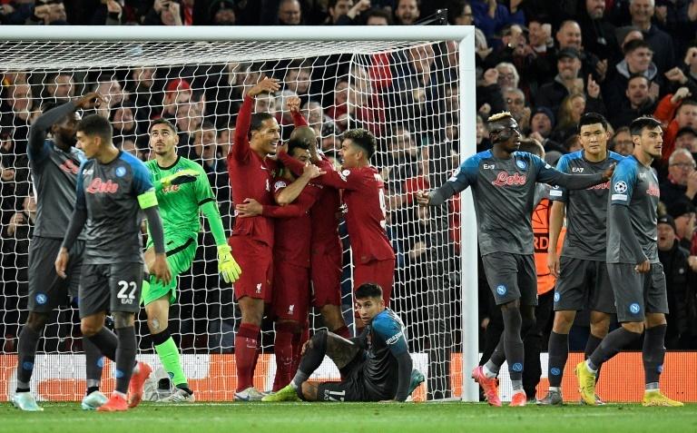 Liverpool end Napoli's unbeaten run but fail to claim top spot