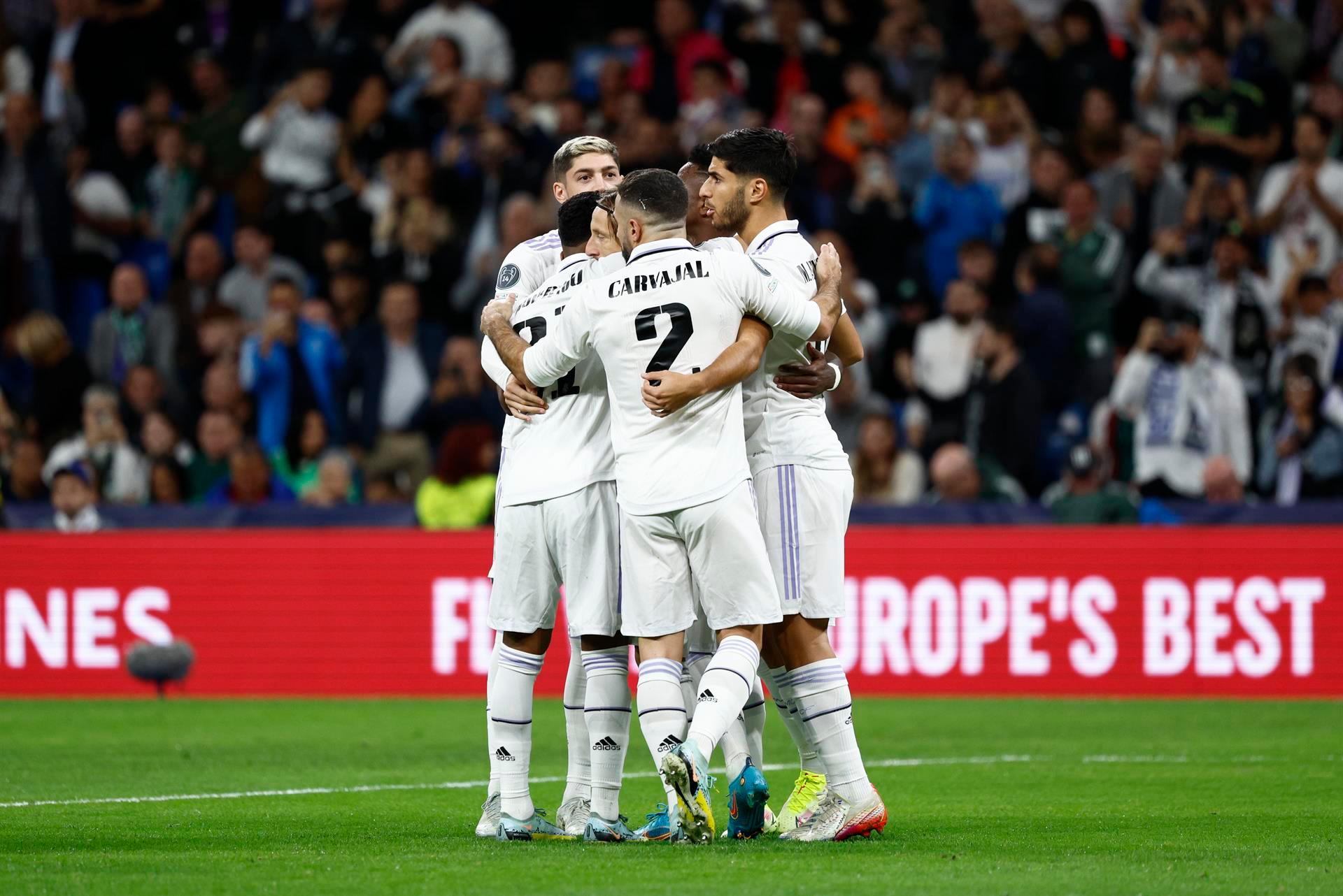 Madrid qualify as group winners after thrashing Celtic