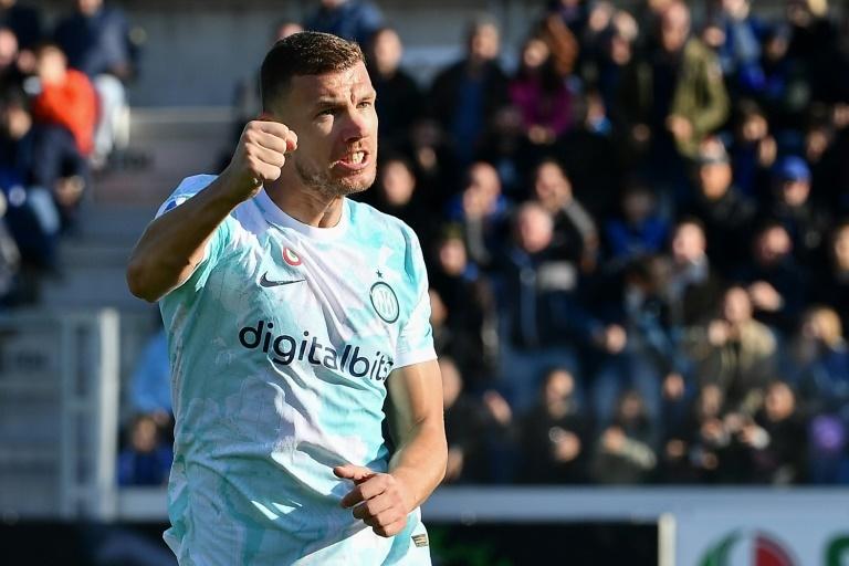 Dzeko brace at Atalanta fires Inter into fourth