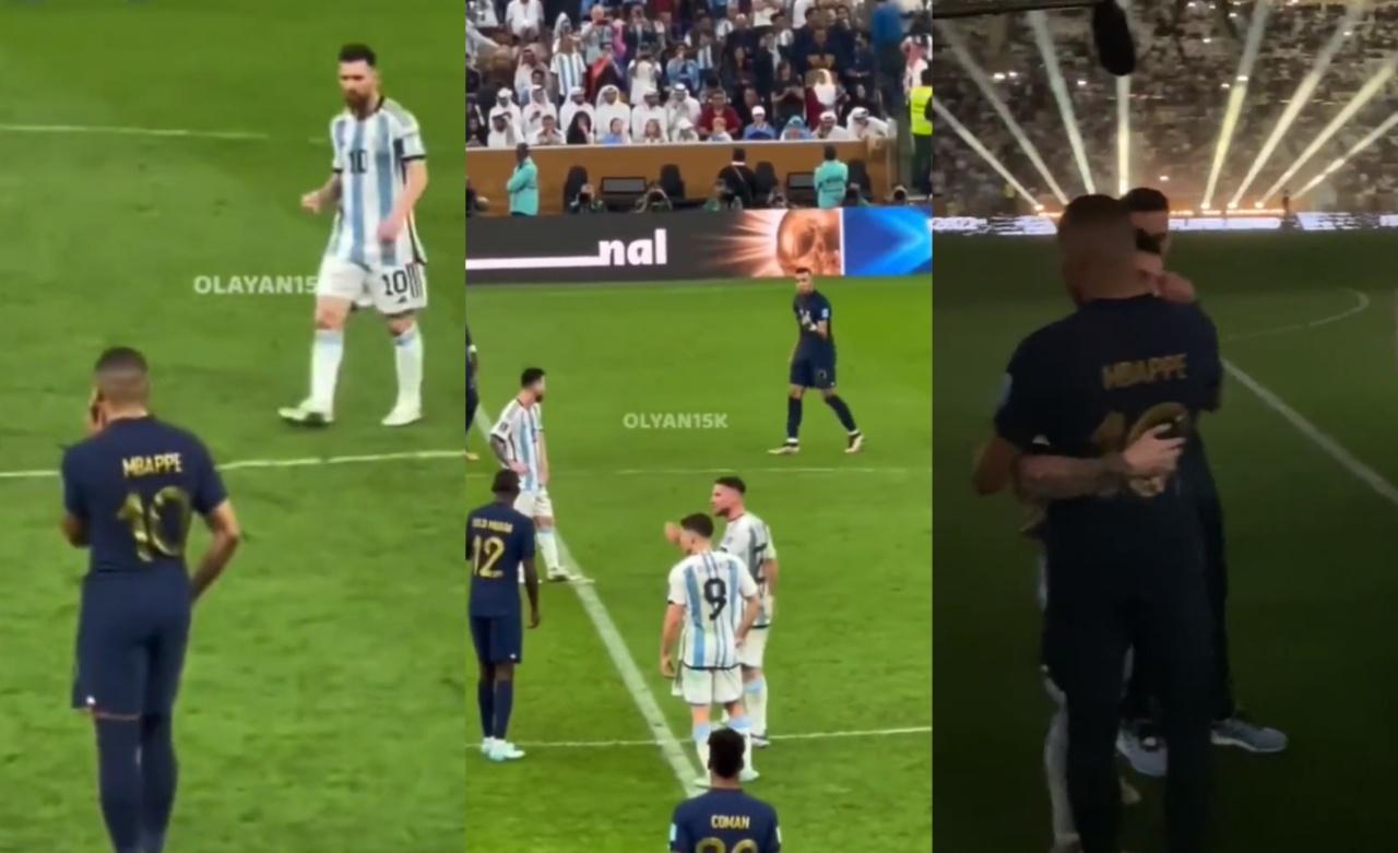 Did Messi and Mbappe get sour with each other?