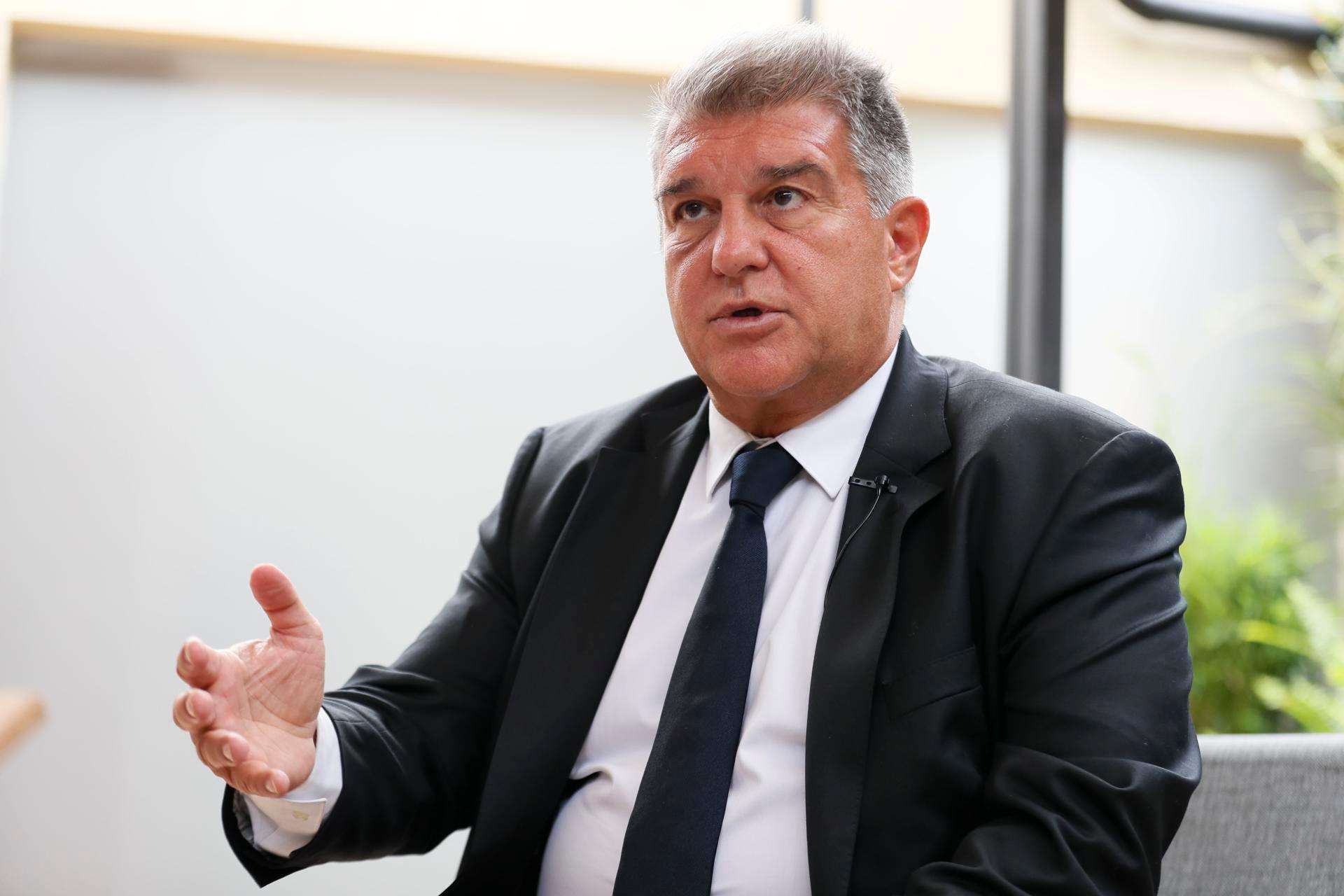 Laporta confirmed they will renew Balde and register Gavi and Araujo