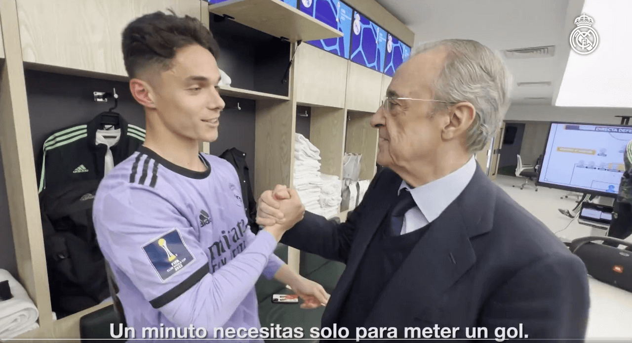 Florentino's message to Arribas: "You only need a minute to score a goal"