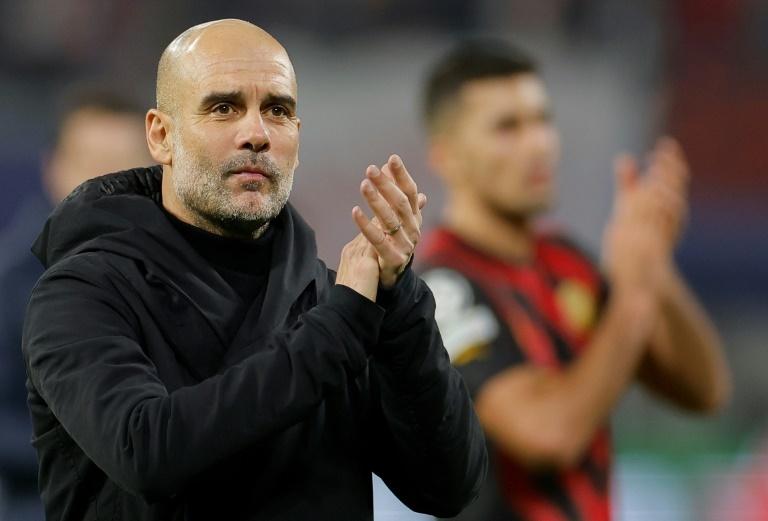 City's Guardiola plots European progress: "Play with nine strikers!"