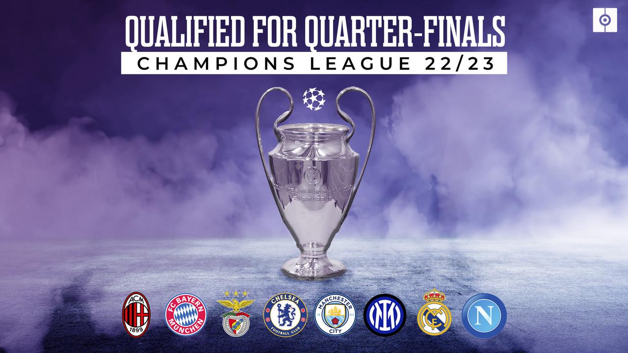 Qualified for Champions League quarter-finals in 2022-23