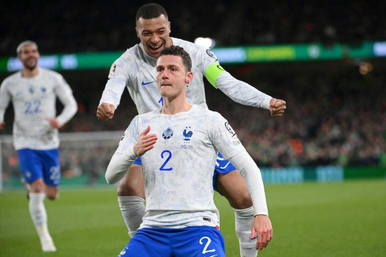 Pavard strikes as France edge plucky Ireland in Euro 2024 qualifier