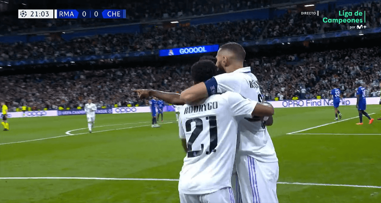 Benzema puts Real Madrid ahead