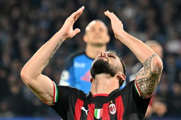 Giroud seals Milan's passage past Napoli into UCL semis