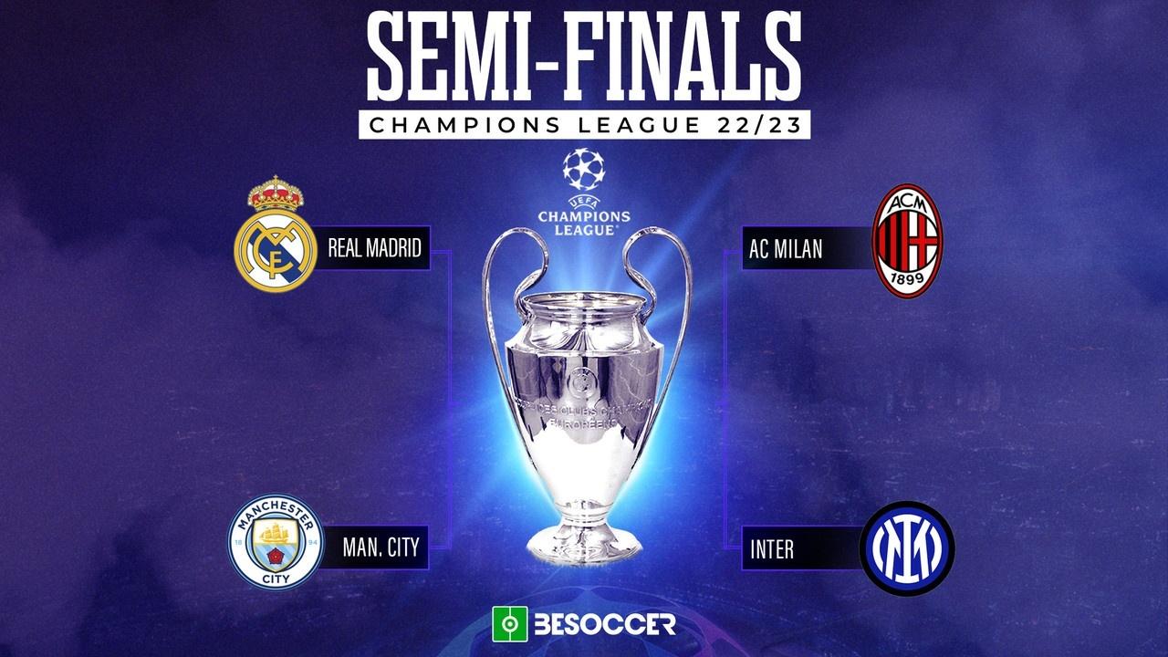 These are the teams qualified for Champions League semi-finals