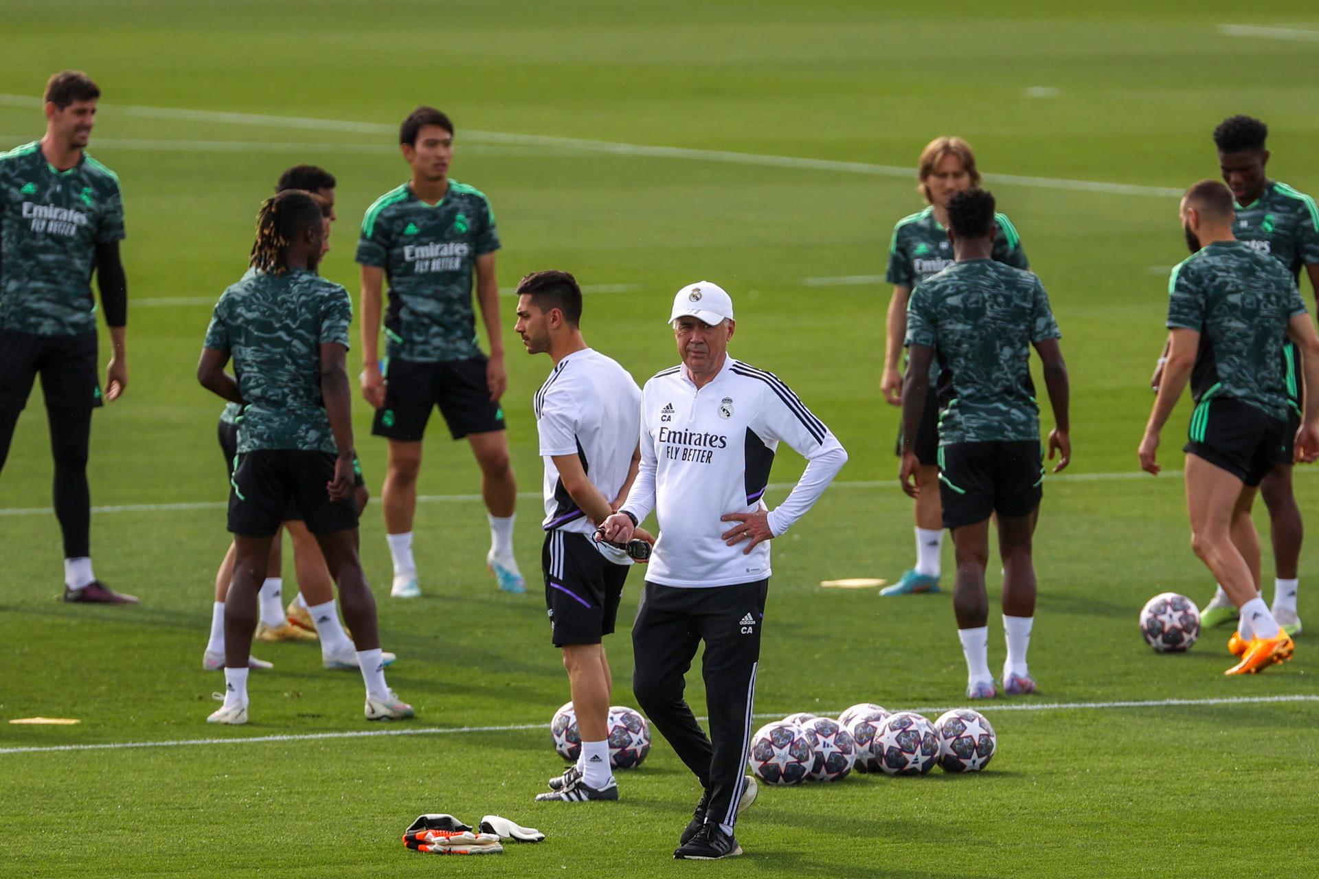 Madrid train for last time before City