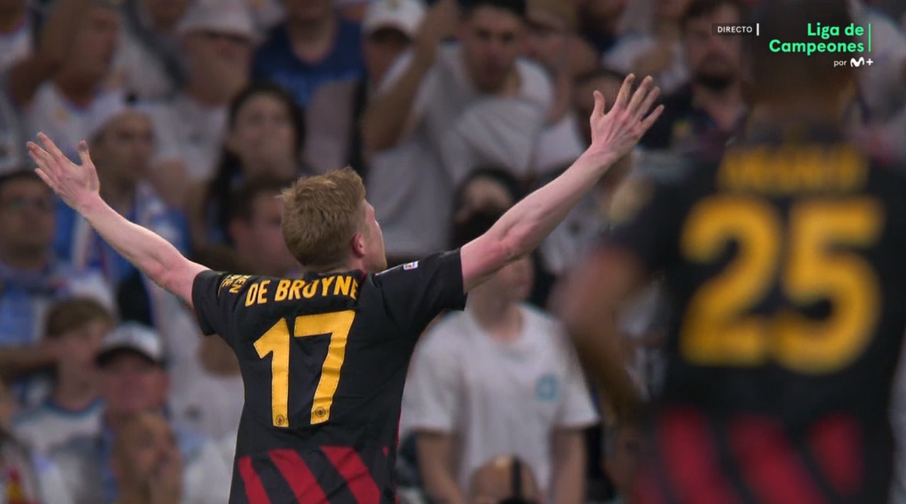 GOAL: De Bruyne equalises to revive City's hopes