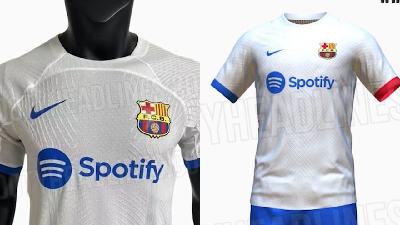 Barca to wear WHITE next season 2023/2024 away kit leaked