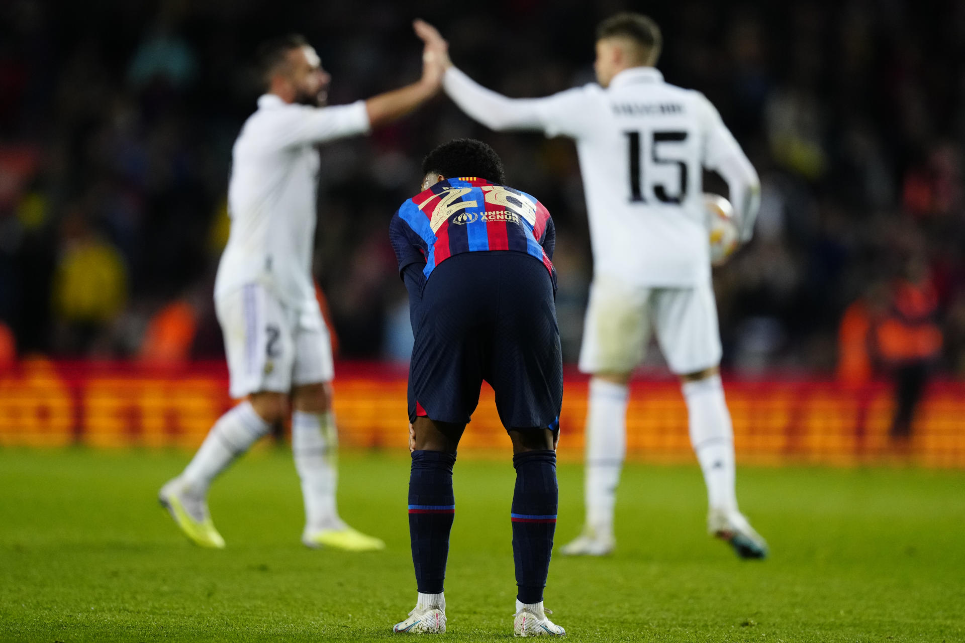 Barca's Balde also supported Vinicius in his fight against racism