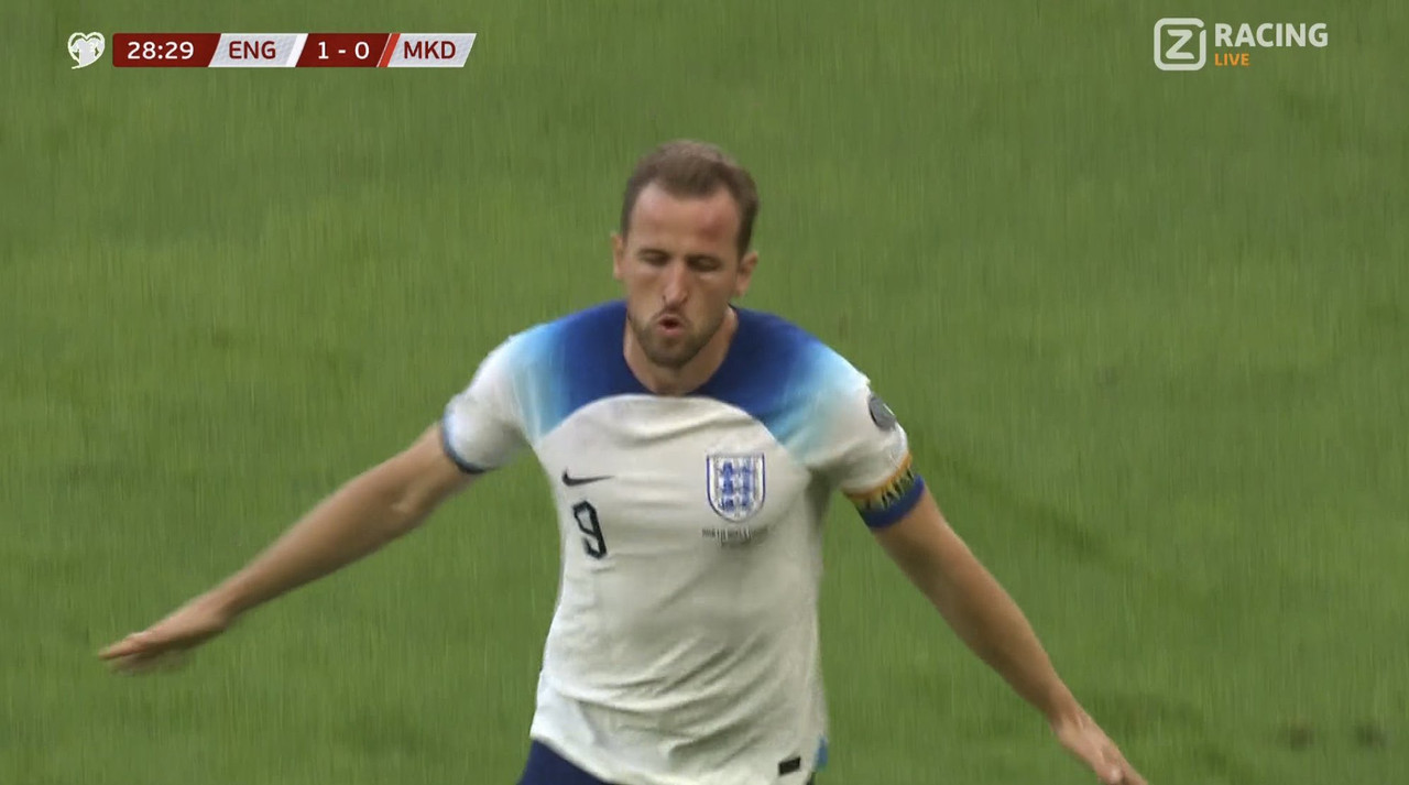 GOAL: Kane scores 57th goal to put England ahead