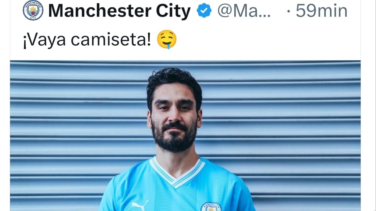 Barca don't get it: City promote their new kit with Gundogan and then delete it