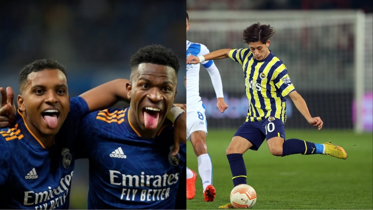 Real Madrid's Vinicius Jr and Rodrygo welcome Turkish prodigy Arda Guler