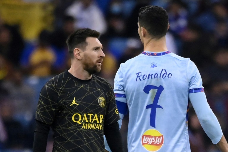 Kun Aguero claims Cristiano Ronaldo "is on a par" with Leo Messi