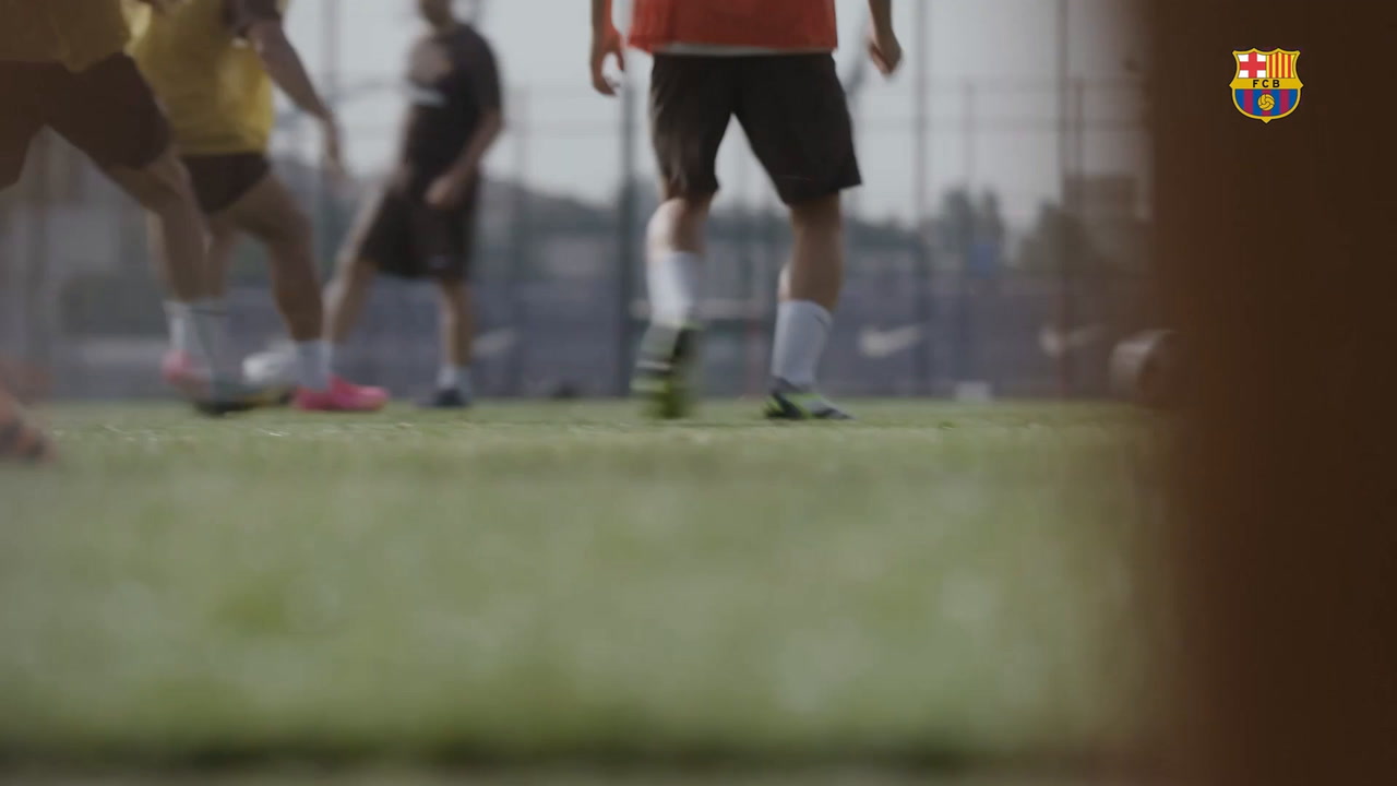 VIDEO: Barcelona train in the intense heat