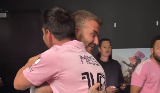 Beckham "couldn't be prouder" to have Messi in Miami