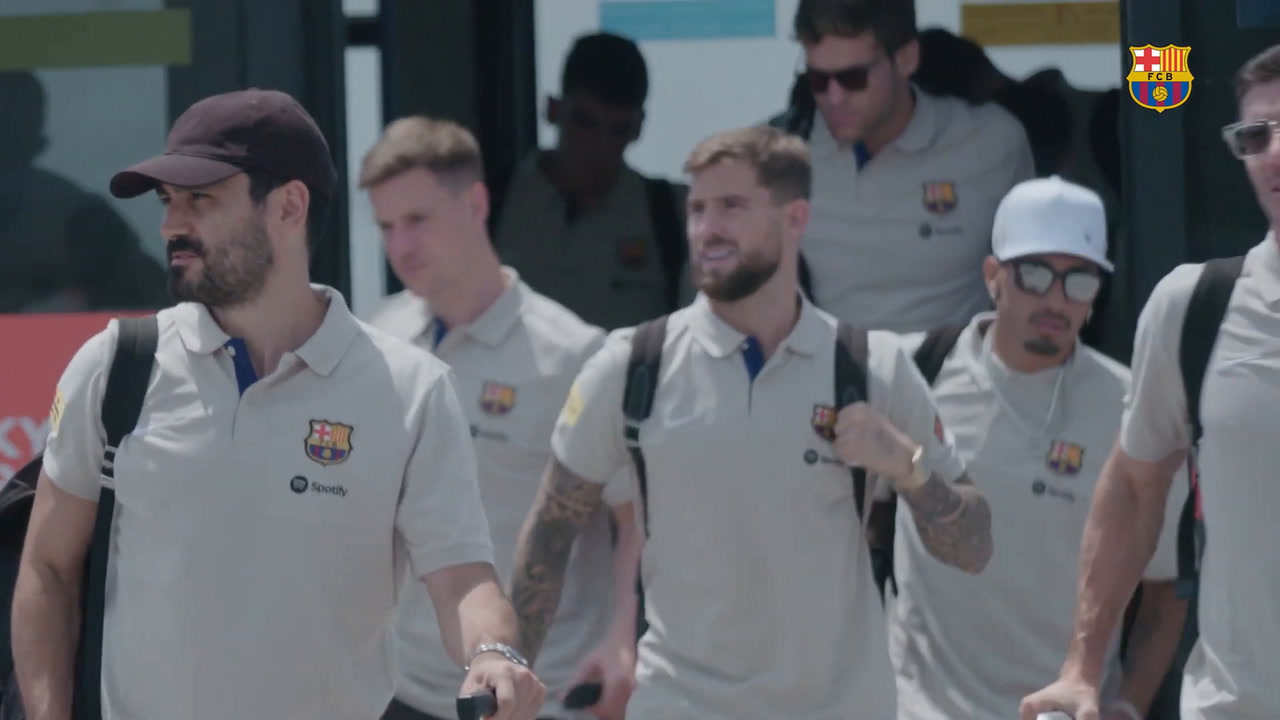 VIDOE: Behind the scenes of Barca’s trip to the US