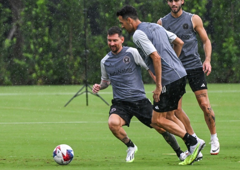 Messi set for Miami debut, maybe off the bench