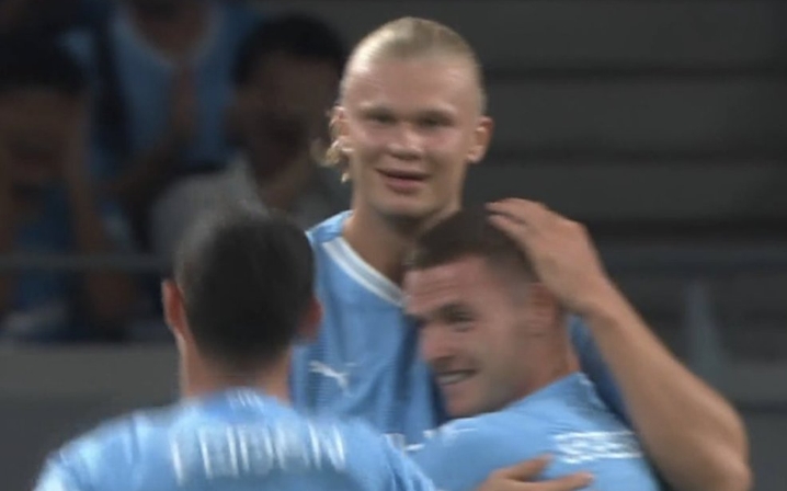 GOAL: Haaland, Rodri extend Man City lead