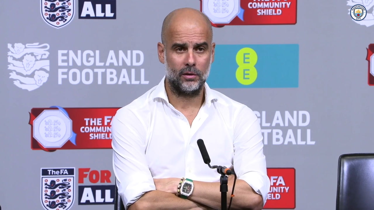 Guardiola: "We lost three in a row because we won the Premier League"
