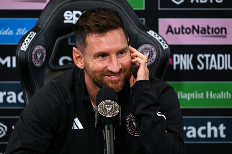 Miami move 'opposite' of PSG switch, says joyful Messi