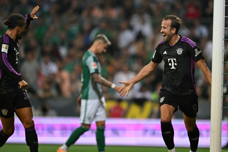 'Nervous' Kane strikes on Bundesliga debut as Bayern beat Bremen