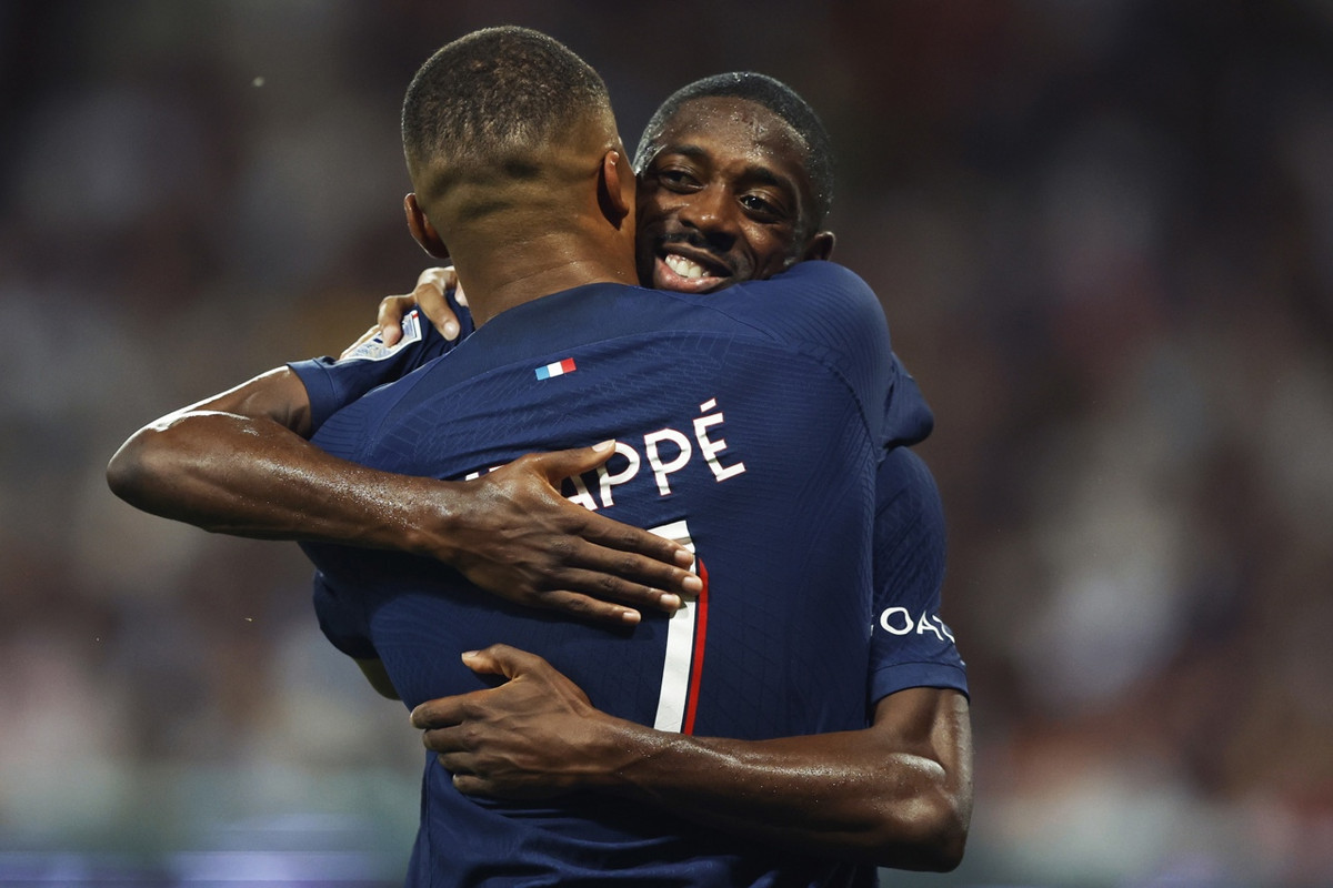 Dembele claims PSG still 'have work to do' after making his debut