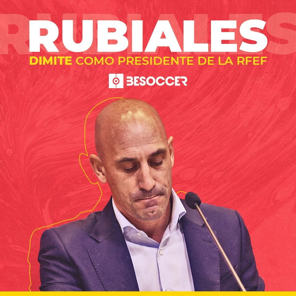 Rubiales says he will resign over kiss scandal