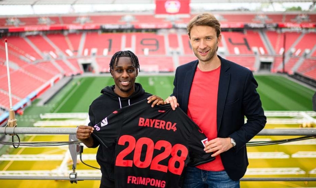 OFFICIAL: Frimpong renews with Leverkusen until 2028