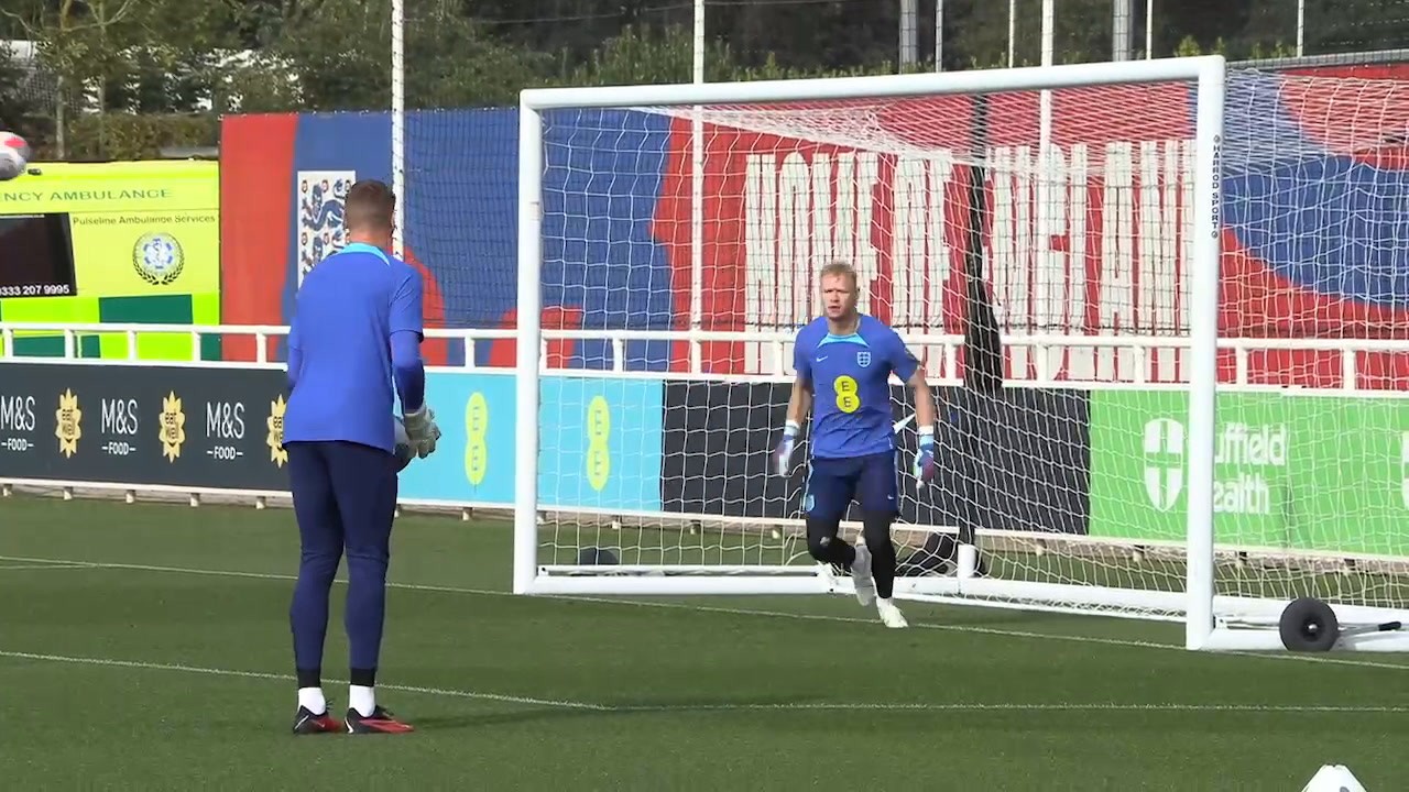 VIDEO: Bellingham, Grealish, and Foden in England's training session