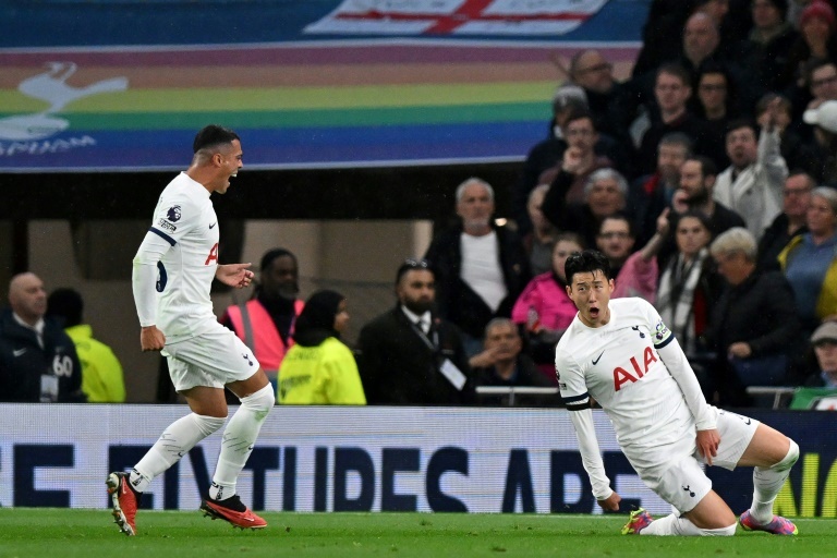 Son, Maddison shine as Spurs go top of Premier League