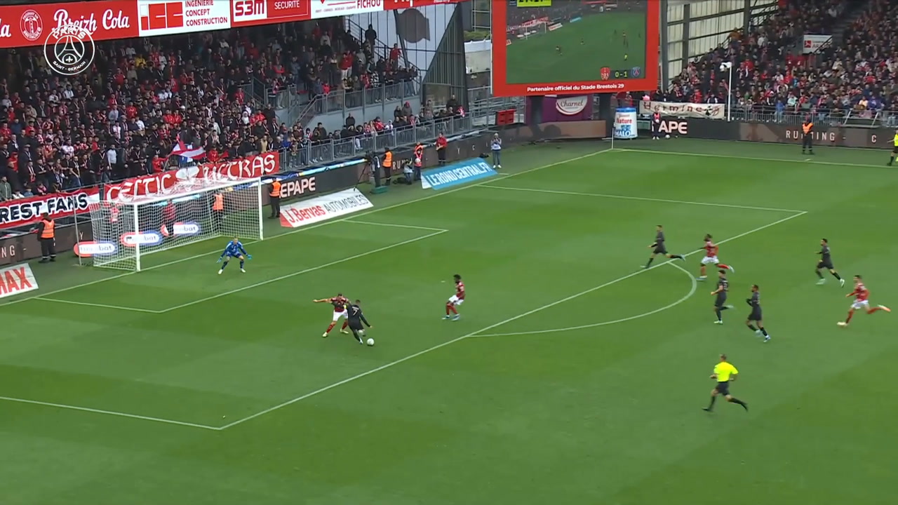 VIDEO: Mbappe's brace vs Stade Brestois 29