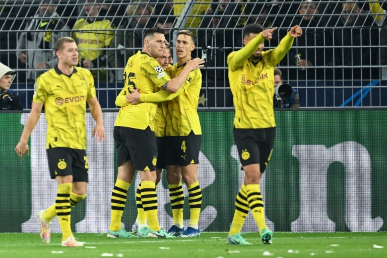 Brandt inspires Dortmund to damage Newcastle's last-16 hopes