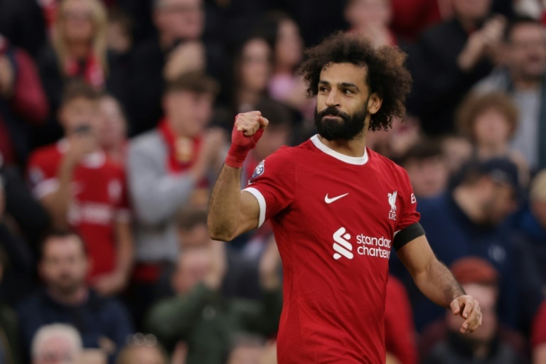 Stellar Salah fires Liverpool past Brentford