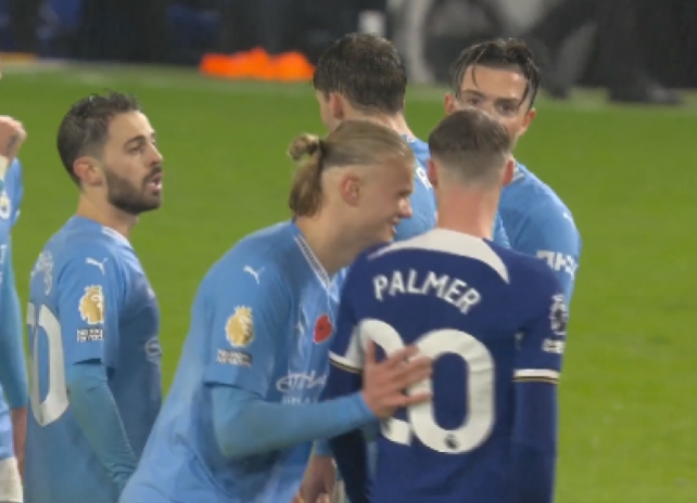 Cole Palmer explains altercation with Man City's Haaland