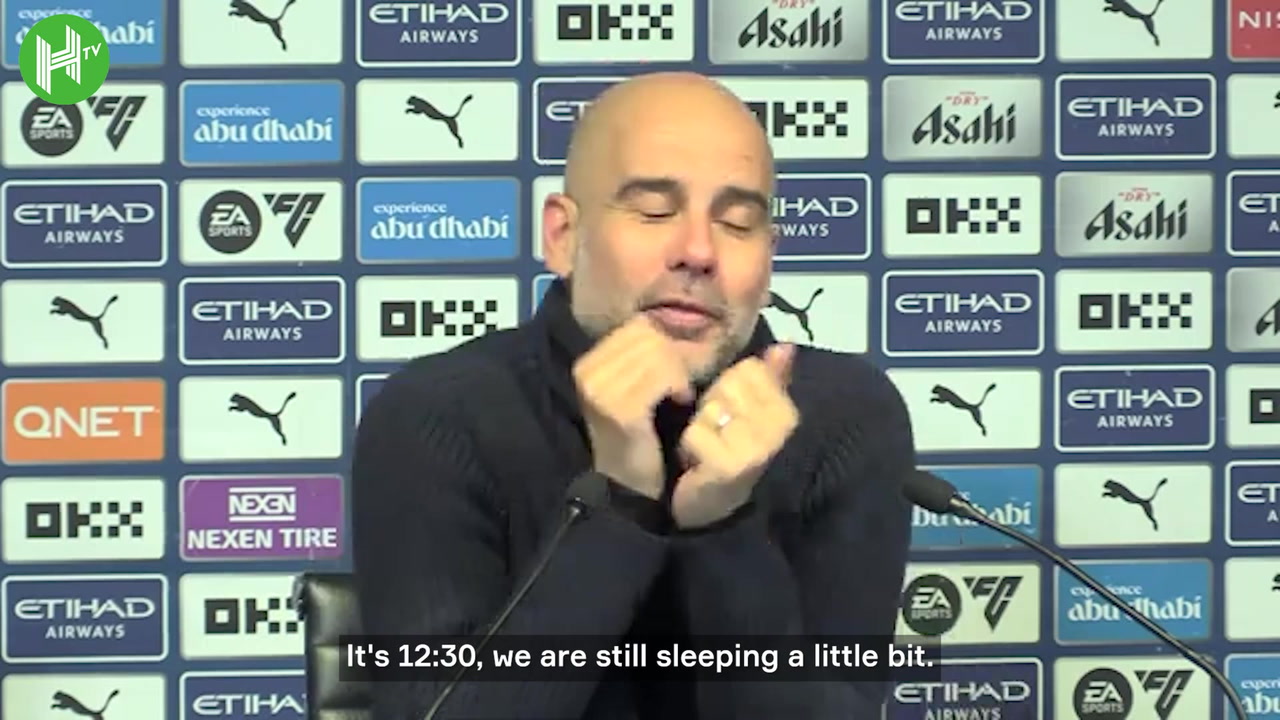 VIDEO: Guardiola wants 'more noise' from City fans when playing at home