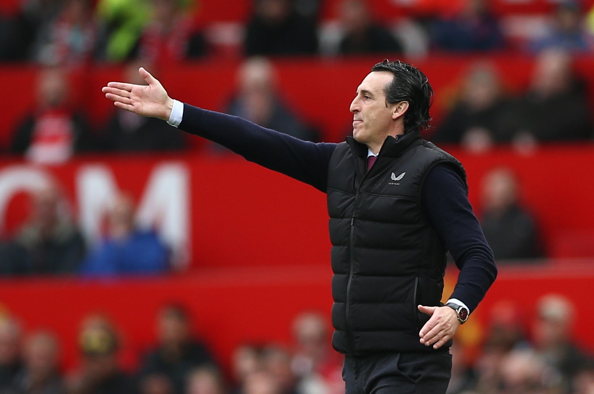 Villa in a good position but 'not a contender', says Emery