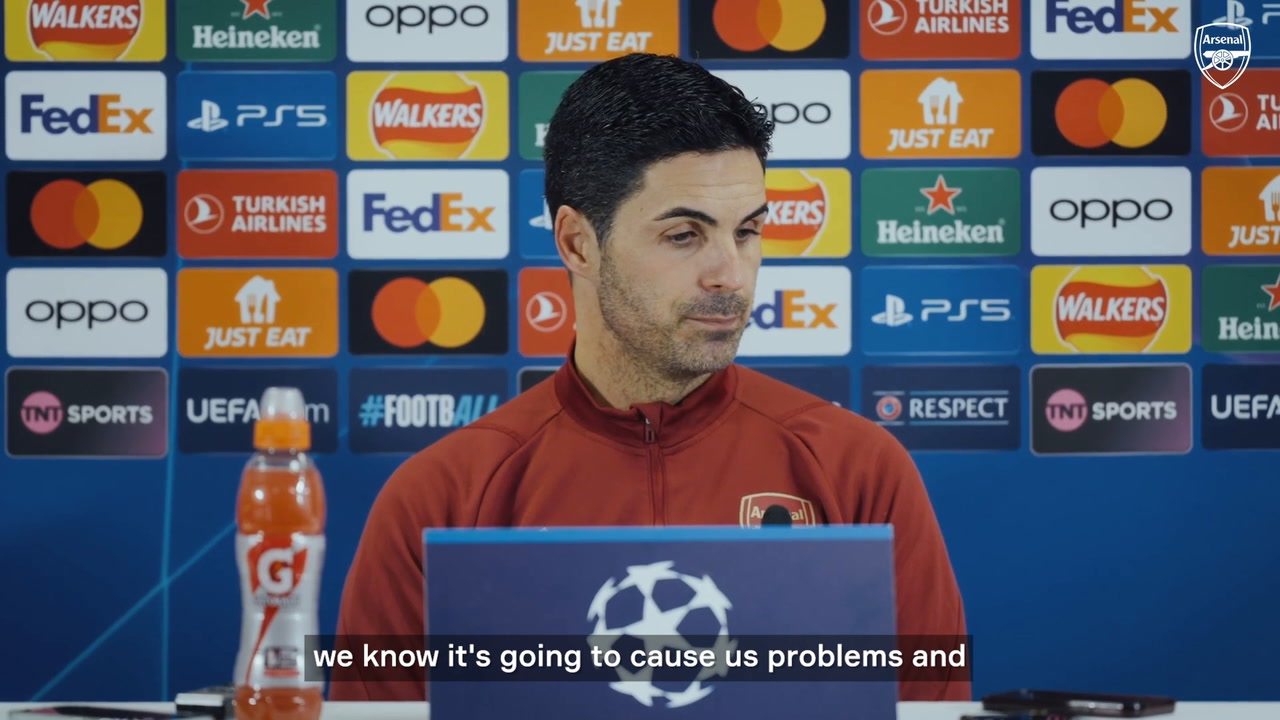 VIDEO: Arsenal boss Arteta aims to top spot against Lens