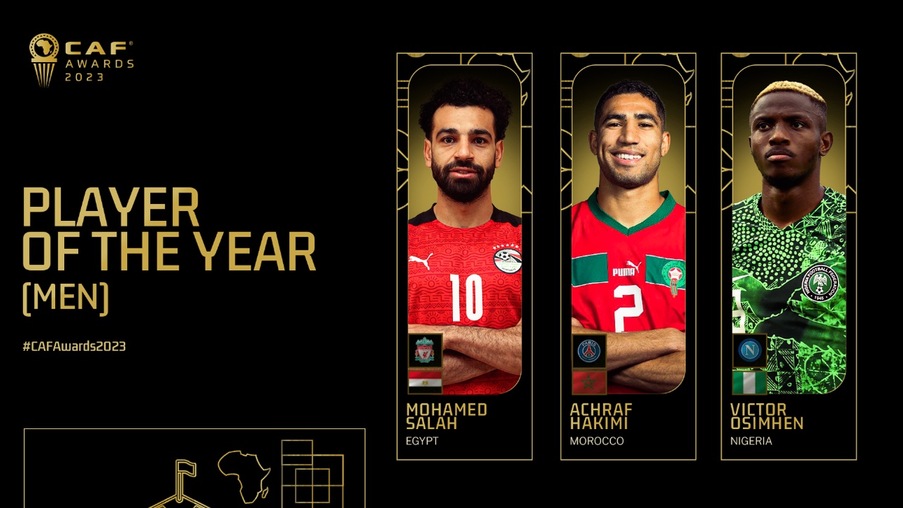 CAF unveils African Ballon d'Or three finalists