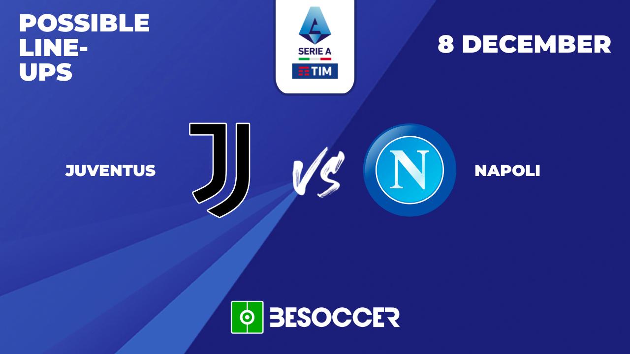 Possible lineups for Juventus v Napoli match