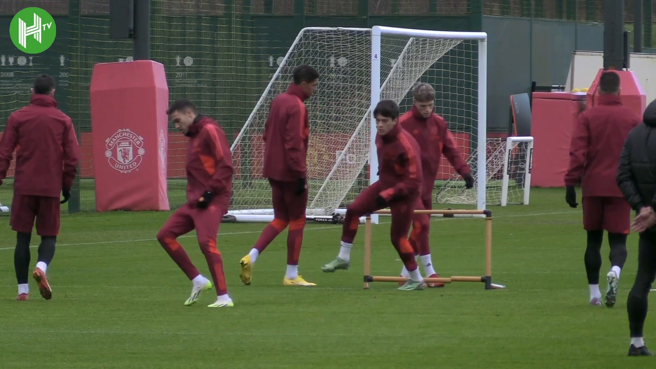 VIDEO: Bruno Fernandes and Man United get ready for Bayern clash