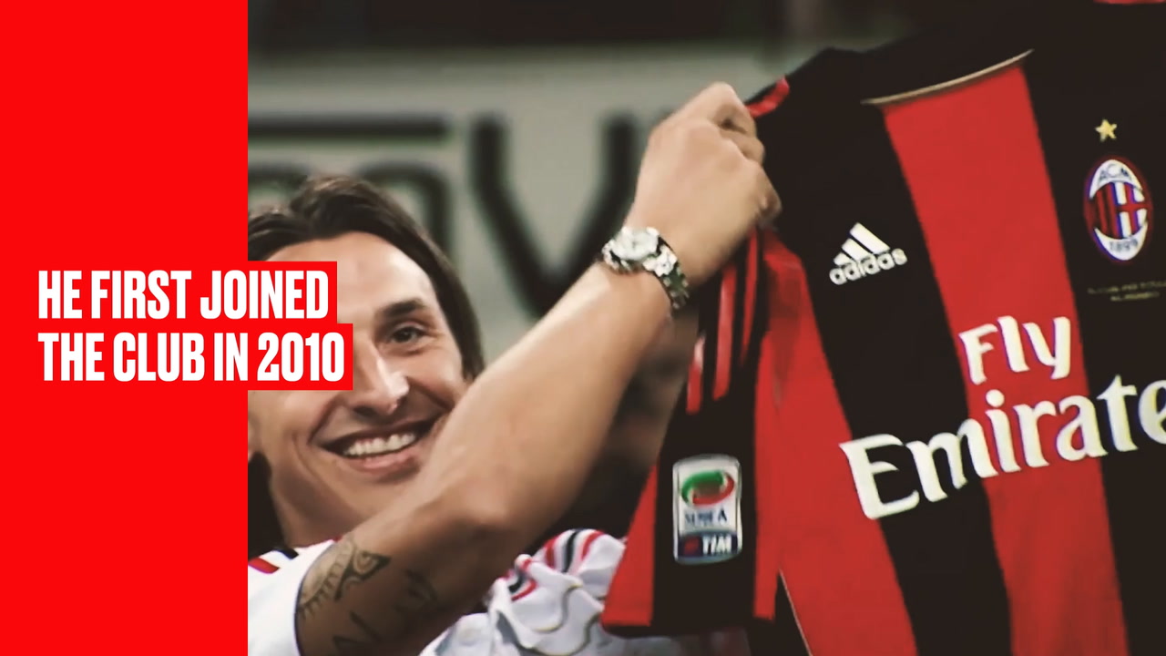 VIDEO: Ibrahimovic joins AC Milan for the third time