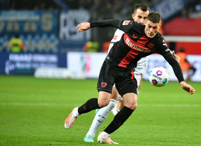 Schick hits hat-trick as Leverkusen crush Bochum, Kane scores in Bayern win