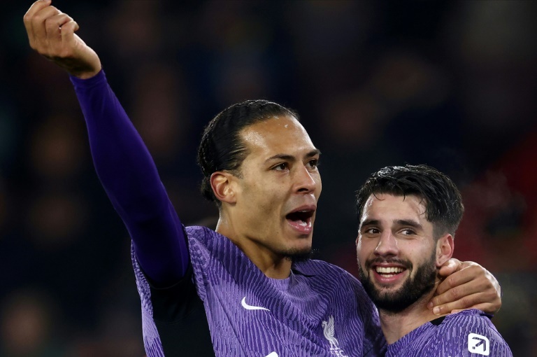 Liverpool's Van Dijk rates Olivier Giroud as his toughest opponent