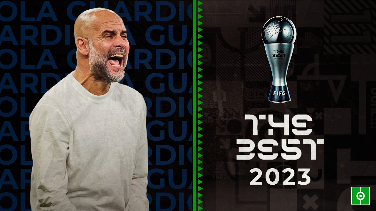 Pep Guardiola named The Best men's coach 2023