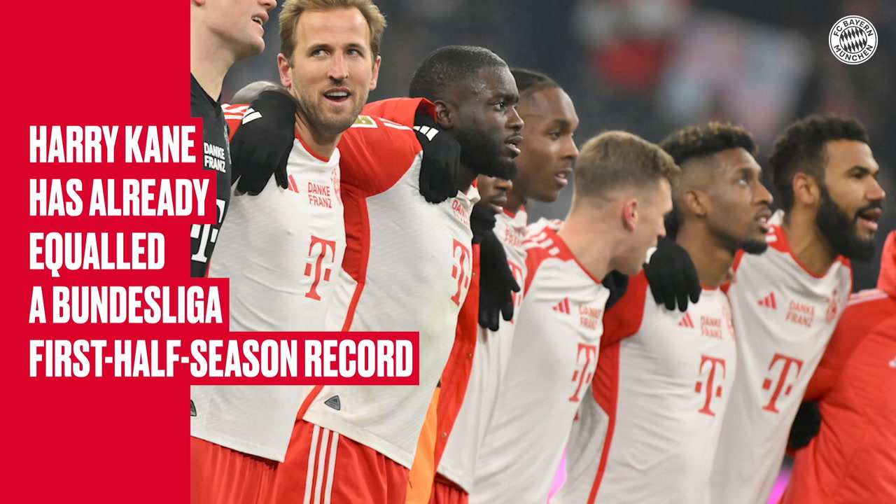 VIDEO: Harry Kane equals Bayern scoring record