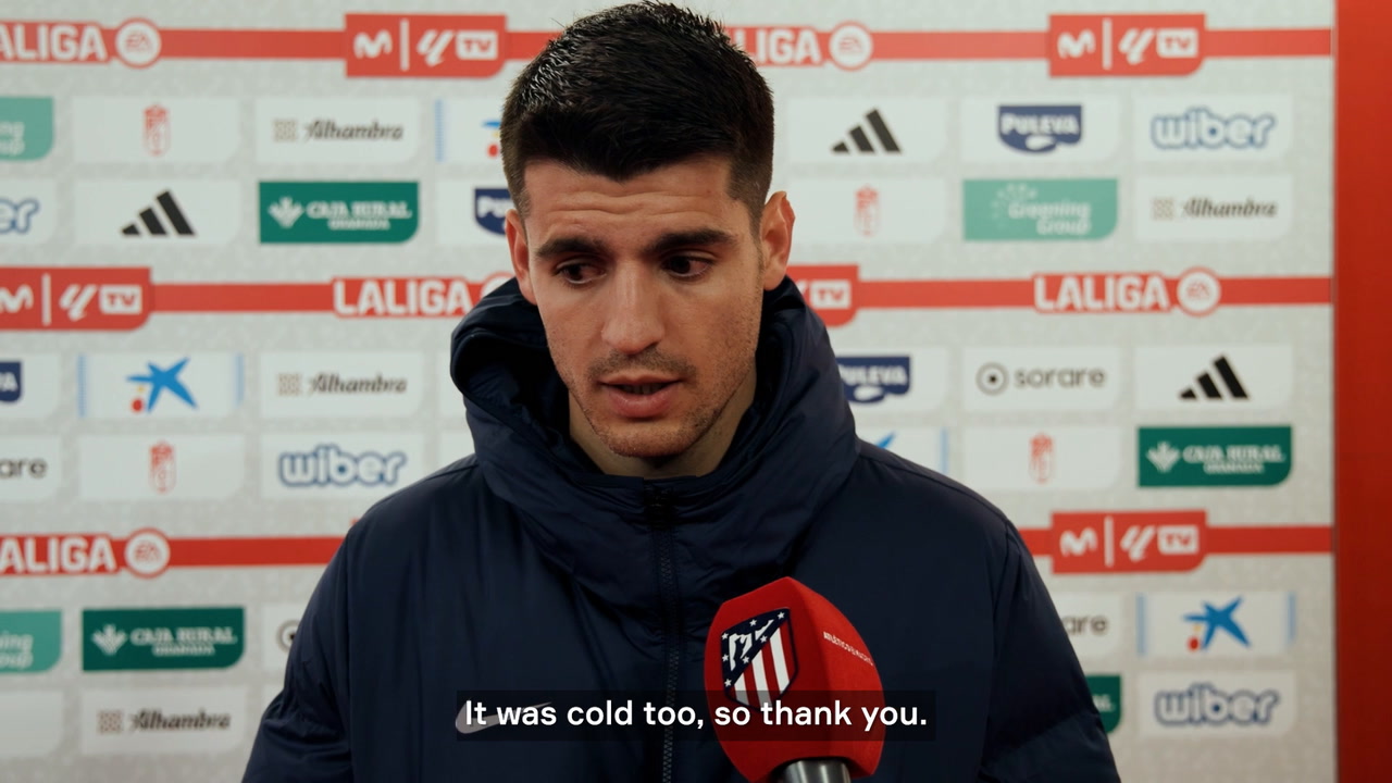 VIDEO: Atletico Madrid's Morata on scoring winning goal at Granada